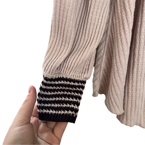 Free People Pink and Black Knit Top - Picture 6 of 12